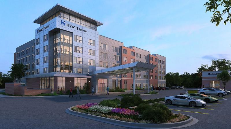 Hyatt House Oak Brook Hotell Exteriör bild